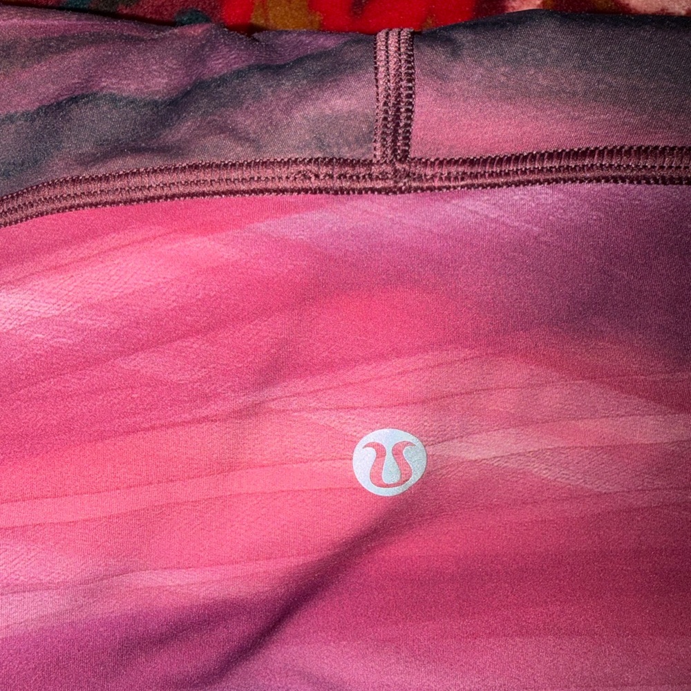 lululemon purple ombre athletic leggings